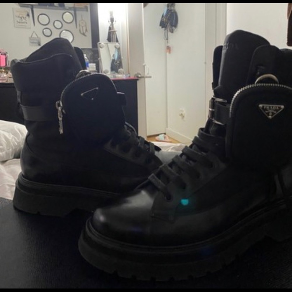 New Prada boots worn once. - Picture 3 of 9